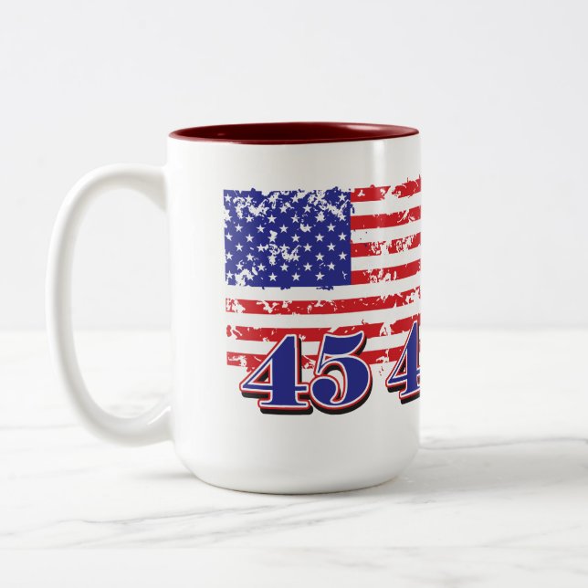 Taza Bicolor Trump 2024 (Izquierda)
