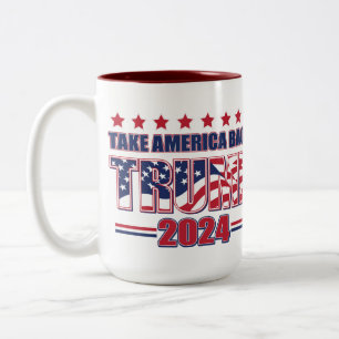 Taza Bicolor Trump 2024 recupere a Estados Unidos