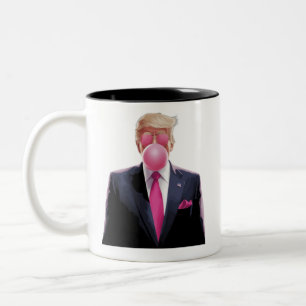 Taza Bicolor Trump Bubble Gum