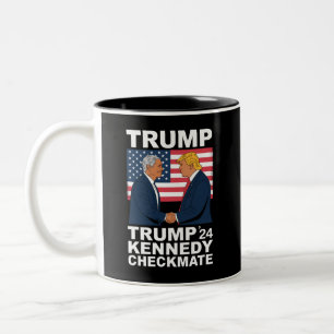 Taza Bicolor Trump Kennedy Jaque Mate 2024 Vota Trump Kennedy