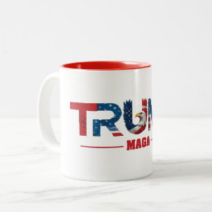 TAZA BICOLOR TRUMP MAGA 2024