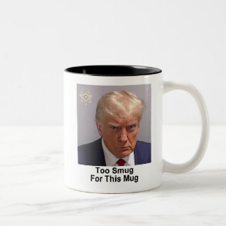 Taza Bicolor Trump Mug "Demasiado atragantado para esta taza"