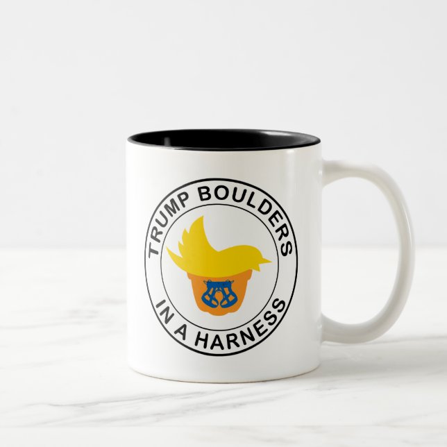 Taza Bicolor Trump Se Enfrenta En Una Ardua (Derecha)