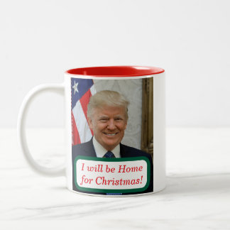 Taza Bicolor Trump será el hogar de los Navidades Coffee Mug