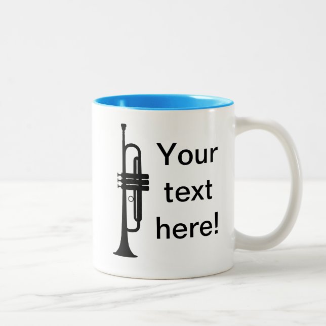 Taza Bicolor Trumpet personalizado (Derecha)