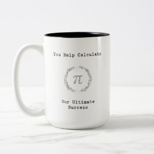 Taza Bicolor Tú Ayudas a Calcular Nuestro Éxito Final