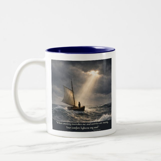 Taza Bicolor Tú Consuelas Mi Alma (Izquierda)