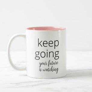 Taza Bicolor tu futuro. Motivación feminista