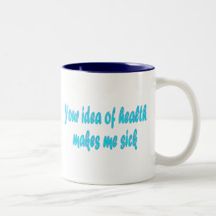 Taza Bicolor Tu idea de la salud