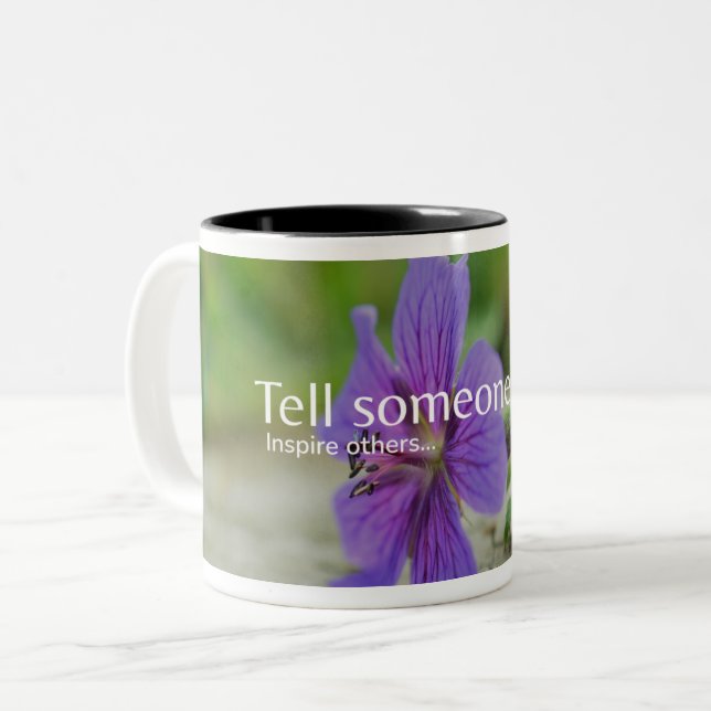 Taza Bicolor Tú importas: Inspire y útilft (Anverso izquierdo)