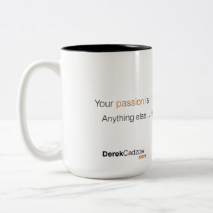 Taza Bicolor Tu pasión es la vida.