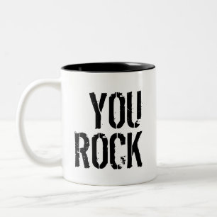 Taza Bicolor Tú Rock -