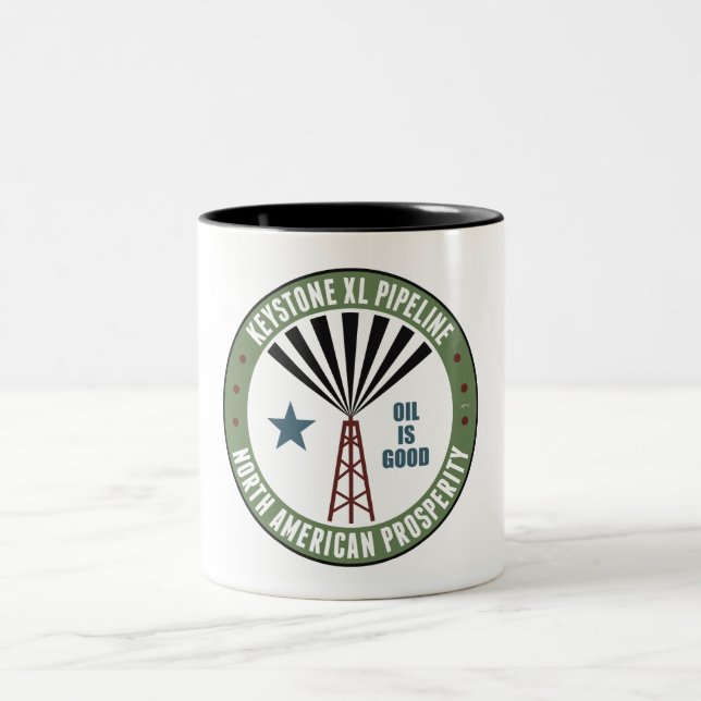 Taza Bicolor Tubería Keystone XL (Centro)