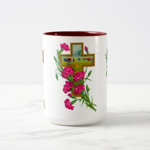 Taza Bicolor Tubo/taza de flores tropicales 7