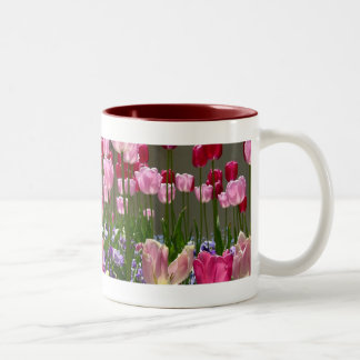 Taza Bicolor Tulip Garden Mug