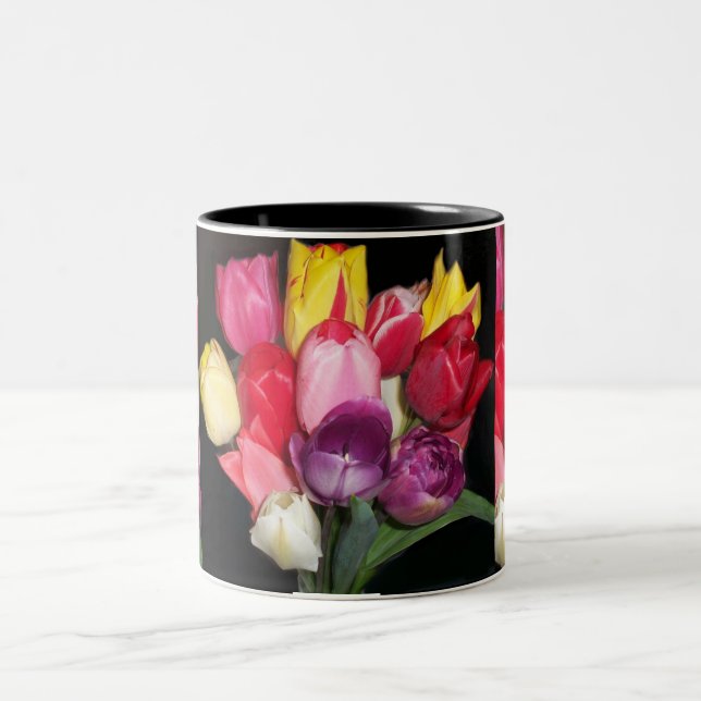 Taza Bicolor Tulips lo dice todo (Centro)
