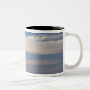 Taza Bicolor Túnez, desierto del Sahara, Douz, Gran Duna, crepú