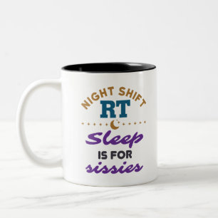 Taza Bicolor Turno nocturno RT Terapia Respiratoria Terapia