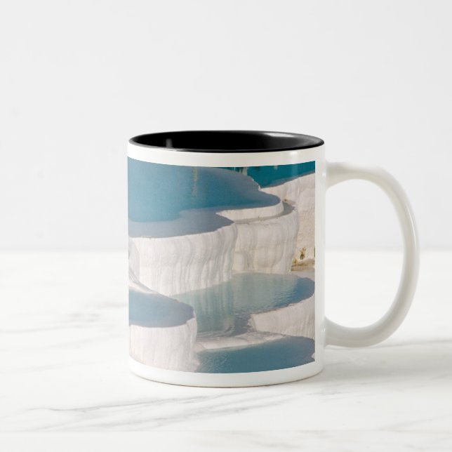Taza Bicolor Turquía, Castillo de Cotton Pamukale). (Derecha)
