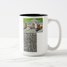Taza Bicolor Tus Perros Desean Por Ti