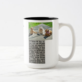 Taza Bicolor Tus Perros Desean Por Ti