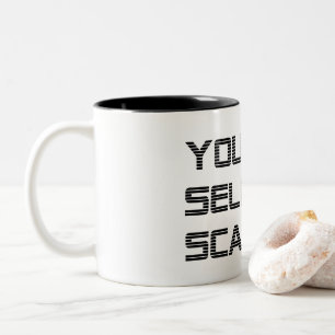 Taza Bicolor Tus selfies Me asustan El Humor Divertido