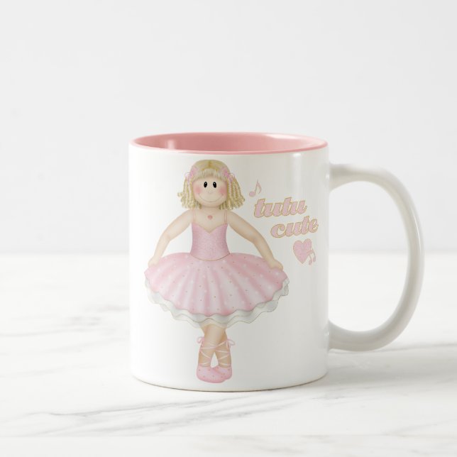 Taza Bicolor Tutu Cute (Blonde) - Mug (Derecha)