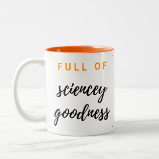Taza Bicolor TWIS lleno de ciencia bondad barba
