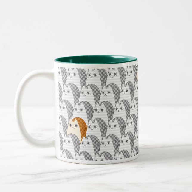 Taza Bicolor twitter背景マグカップ (Izquierda)