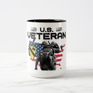 Taza Bicolor U.S. VETERAN - The First Team Mug