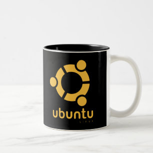 Taza Bicolor Ubuntu Linux Open Source