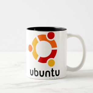 Taza Bicolor Ubuntu Linux Open Source