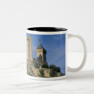 Taza Bicolor UE, Francia, Foix, Ariege, Pirineos. Castillo