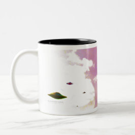 Taza Bicolor UFO Open Skies Mug