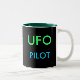 Taza Bicolor UFO PILOT mug