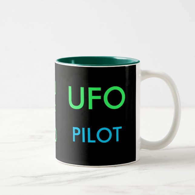 Taza Bicolor UFO PILOT mug (Derecha)