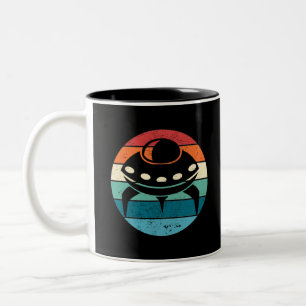 Taza Bicolor UFO Retro Sunset