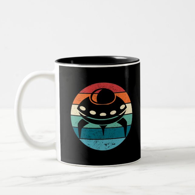 Taza Bicolor UFO Retro Sunset (Izquierda)