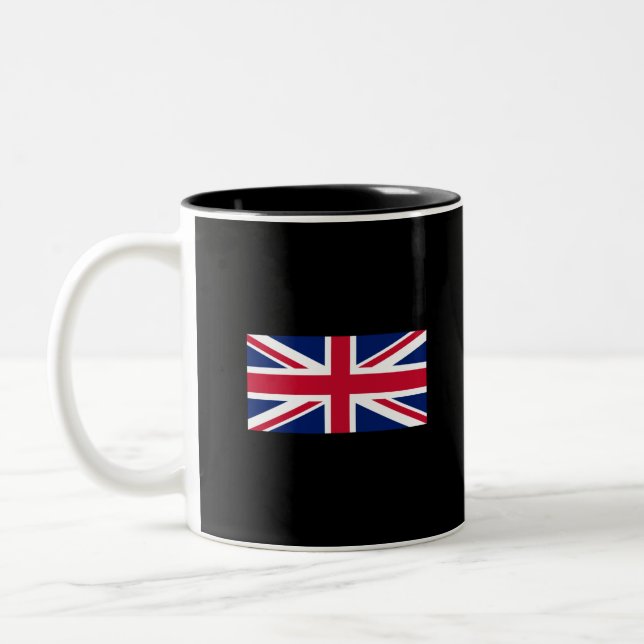 Taza Bicolor Uk Flag-United Kingdom-England-Union Jack (Izquierda)