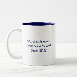 Taza Bicolor UK UNION JACK FLAG Personalizado de guiones Texto 