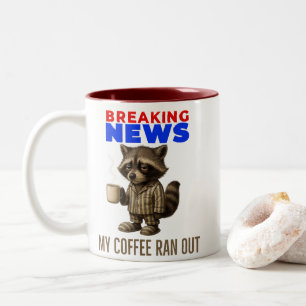 Taza Bicolor Últimas Noticias: Se Acabó Mi Café – Café de emerg