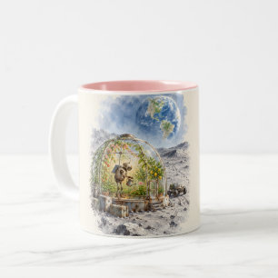 Taza Bicolor Último cuidador de jardín