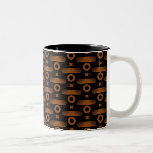 Taza Bicolor Ultramodern Abstract Mug, Cobre (Derecha)