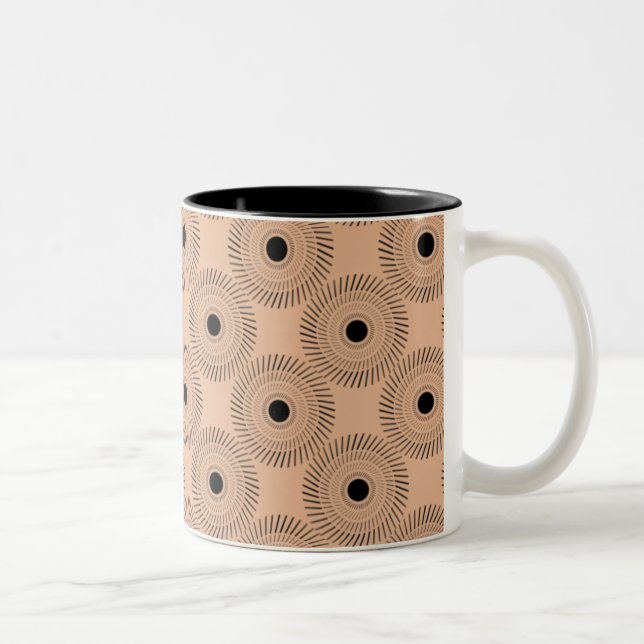 Taza Bicolor Ultramodern Charm Mug, Peach (Derecha)