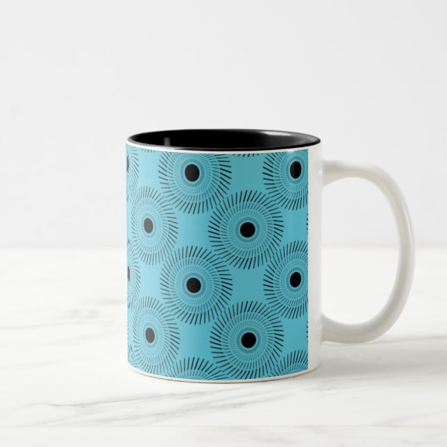 Taza Bicolor Ultramodern Charm Mug, Turquesa (Derecha)