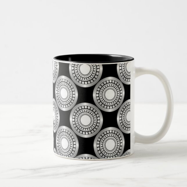 Taza Bicolor Ultramoderno Perfección Mug, Plata (Derecha)