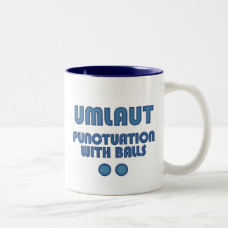Taza Bicolor Umlaut Balls (Azul)