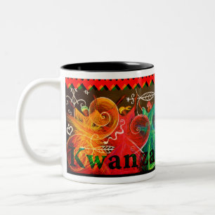 Taza Bicolor ¡Umoja! - Kwanzaa