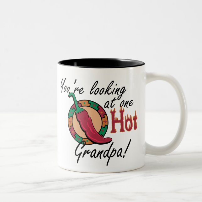 Taza Bicolor Un abuelo caliente (Derecha)