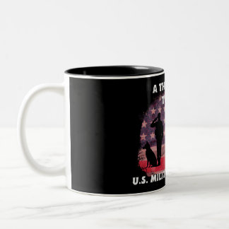 Taza Bicolor Un agradecimiento a nuestros veteranos militares e